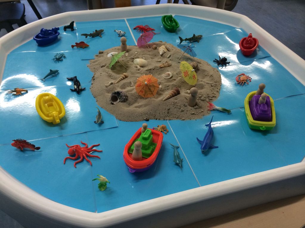 Summer Theme Tuff Tray Ideas – Kindergarten Fun